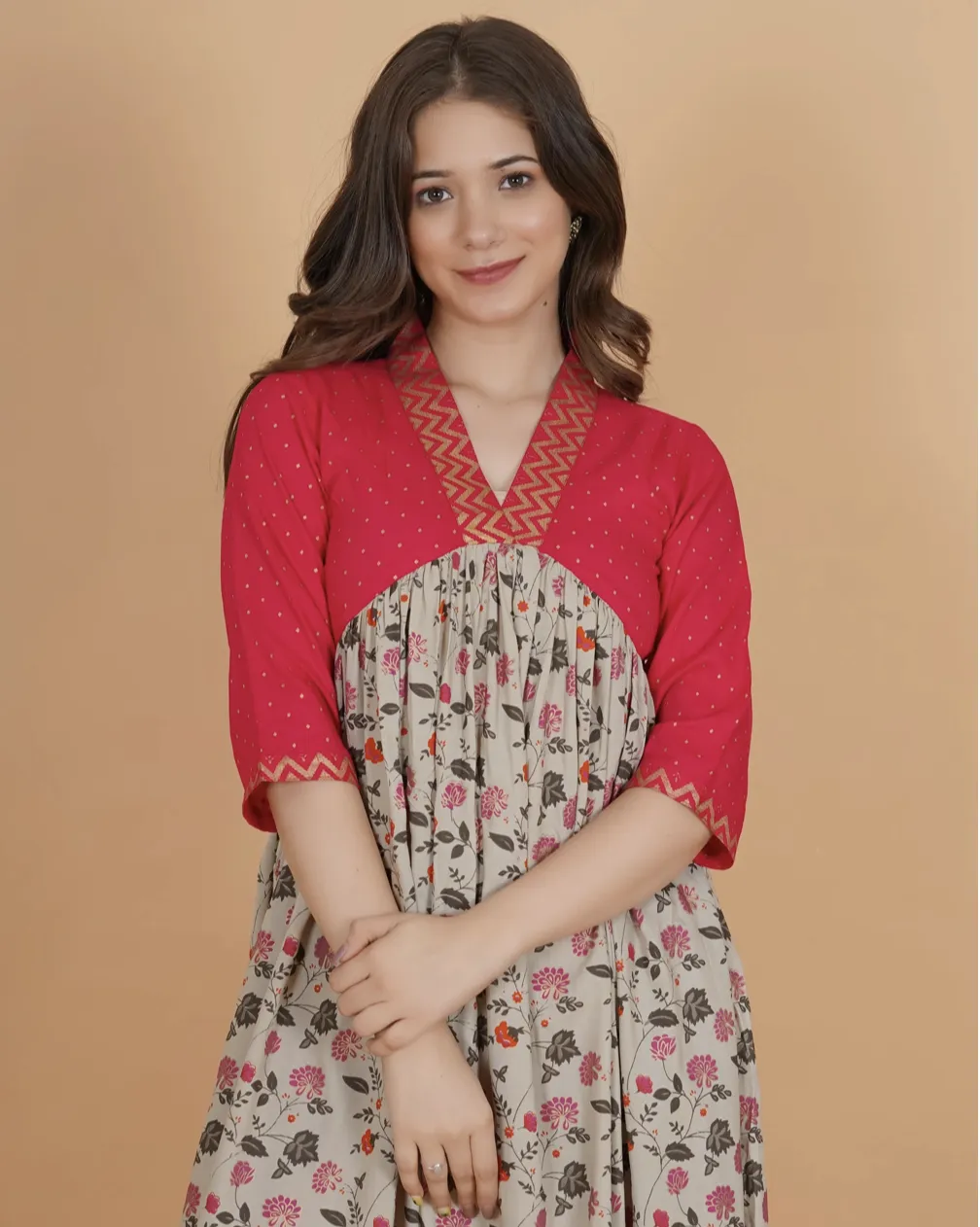 floral maxi dress