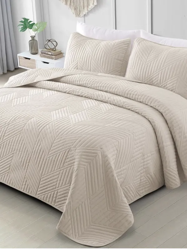 Product Exclusivo Mezcla Ultrasonic Full Queen Quilt Bedding Set Image